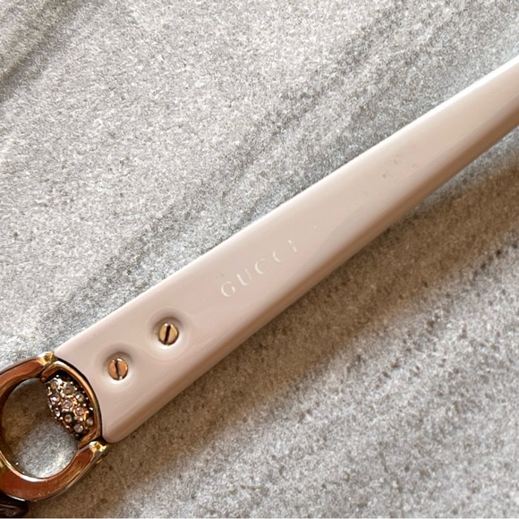 Gucci Authentic Eyeglasses Frame Prescription GG 3204 Q70 140 MM Gold Rose Clear - Picture 12 of 16